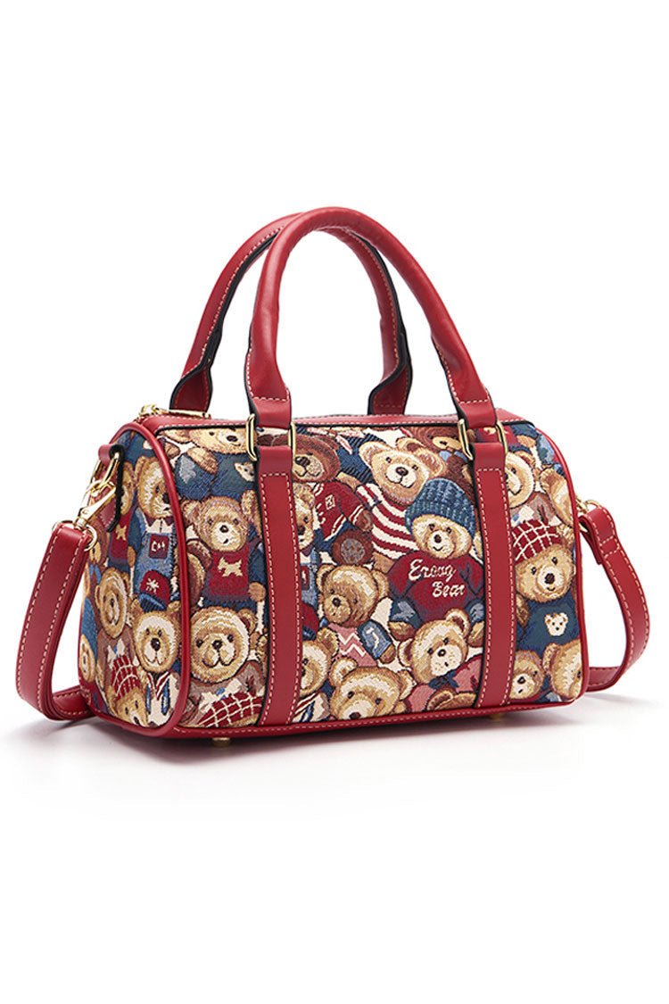 Sac à bandoulière Lolita à imprimé ours