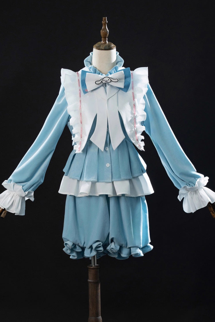 Long Sleeve Ruffled Bow Sweet Prince Ouji Lolita Set