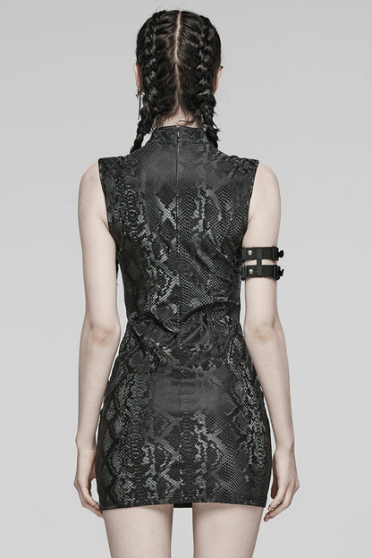 Metal Ring Mesh Steampunk Dress