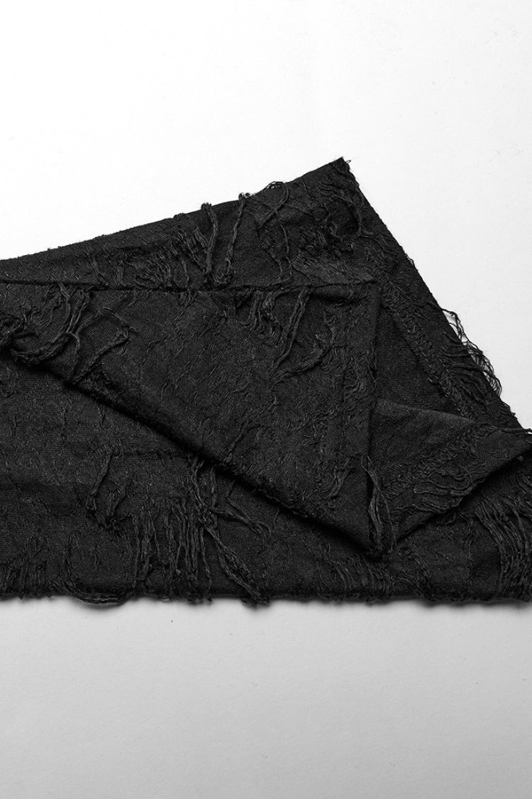 Hooded Goth Dress with Zipper and Lace Accents