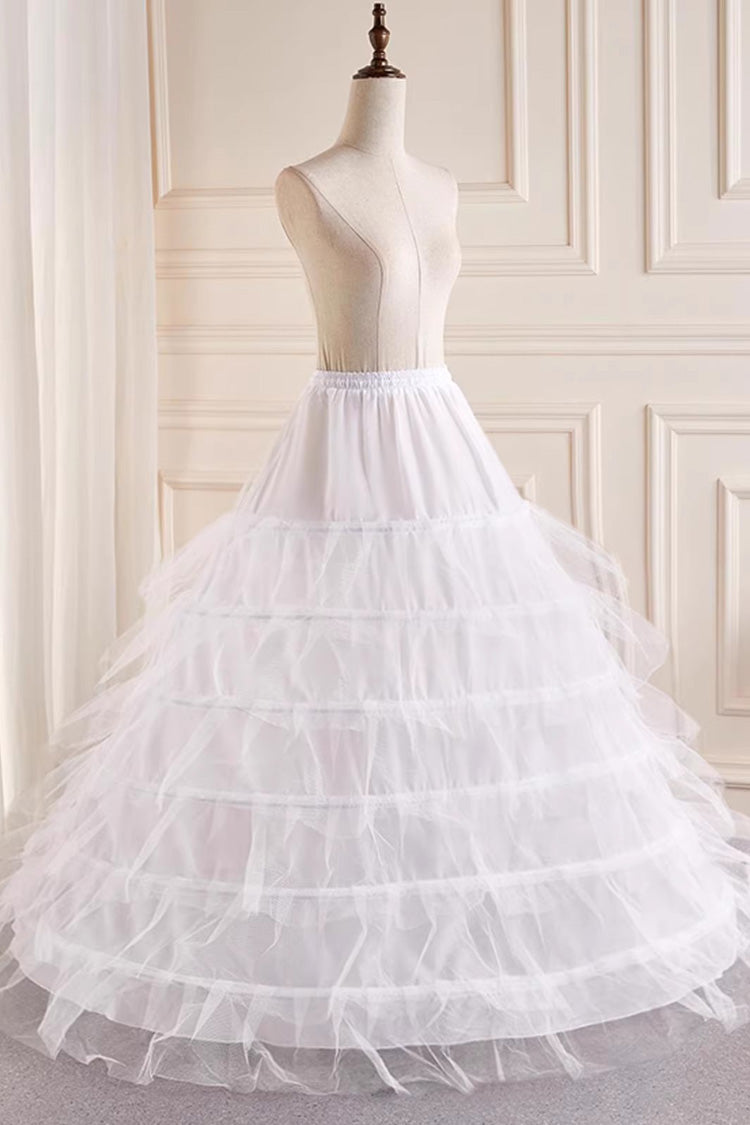 Ivory Multi-Tiered Fishbone Sweet Lolita Petticoat