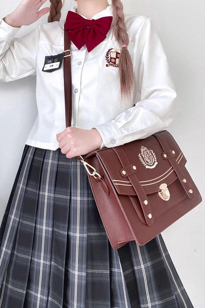 Cambridge University Sweet College Style Lolita Shoulder Bag in Two Colors