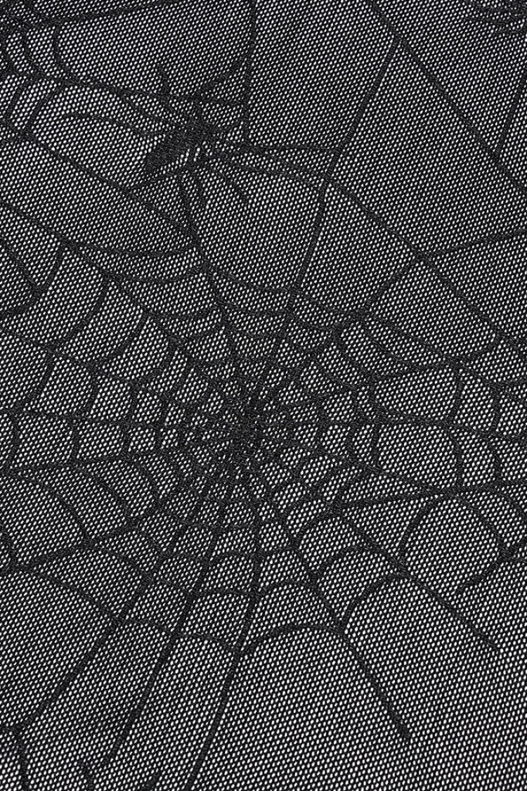 Spider Web Mesh Gothic Party Dress