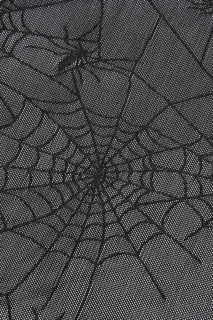 Spider Web Mesh Gothic Party Dress
