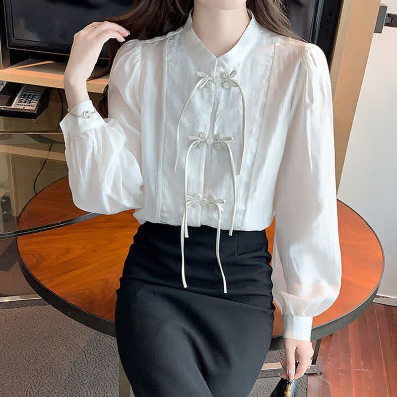 Vintage Buckle Jacquard Shirt