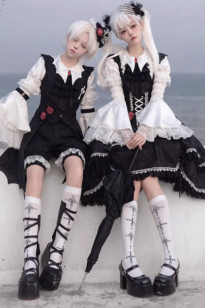 Sleeveless Ouji Prince Vest with Elegant Details