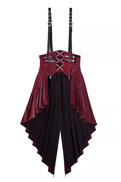 Chief Assassin Lace-Up Gothic Ouji Lolita Set - Noir