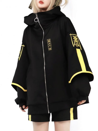 Luminous Cyberpunk Jirai Kei Jacket Sweatershirt