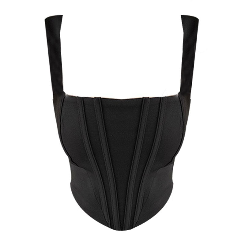 Haut corset texturé