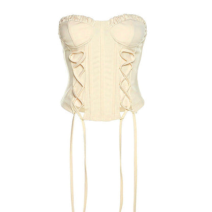 Corset à lacets chic