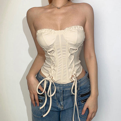 Corset à lacets chic