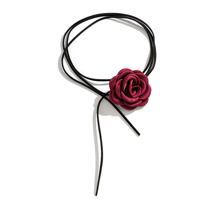 Elegant Chic Rose Choker