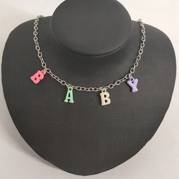 Angel Alphabet Necklace - Necklace