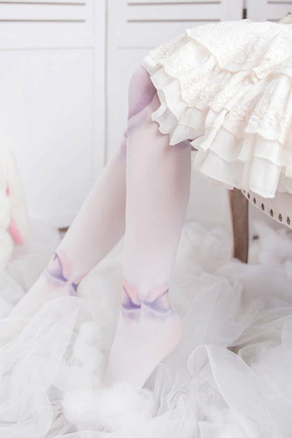 Sphere Print Doll Lolita Tights
