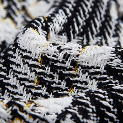 Print Shirt Denim Lattice Fishtail Skirt Set