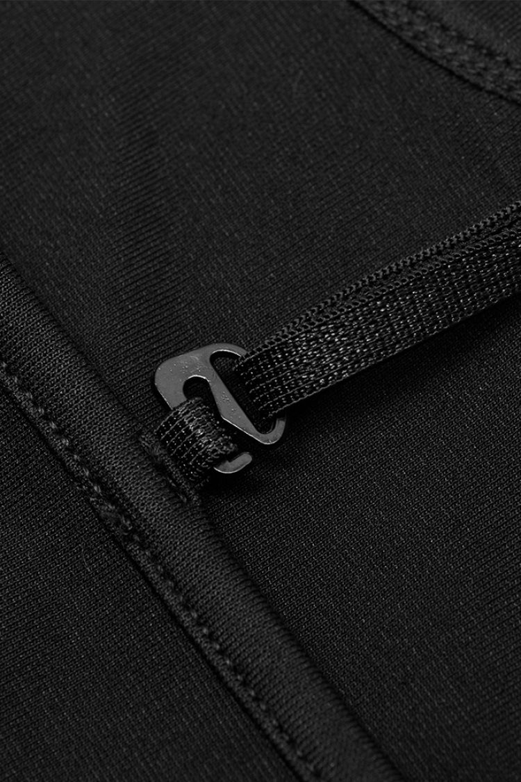 Bat Embroidery Slim Gothic Vest