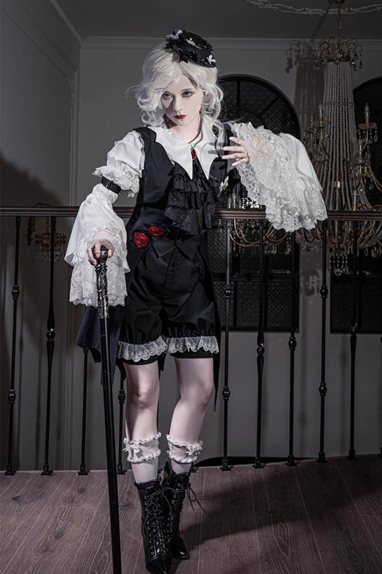 Sleeveless Ouji Prince Vest with Elegant Details
