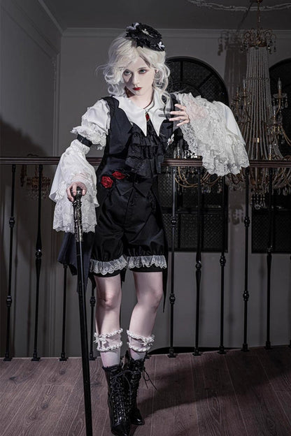 Sleeveless Ouji Prince Vest with Elegant Details