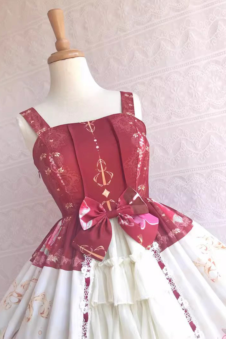 Cool Summer Dessert Print Ruffle Cardigan Jsk - Sweet Lolita
