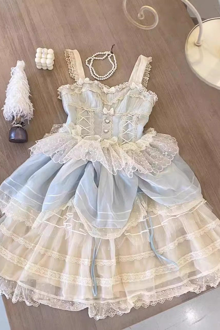 Ruffled Lace Sweet Princess Lolita JSK