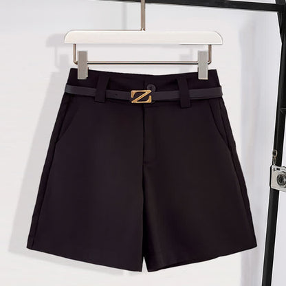 T-Shirt Mesh Casual Belted Print Chiffon Shorts Stripe