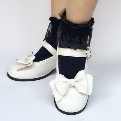 Elegant Lolita Custom Shoes SP168082 Bow Made