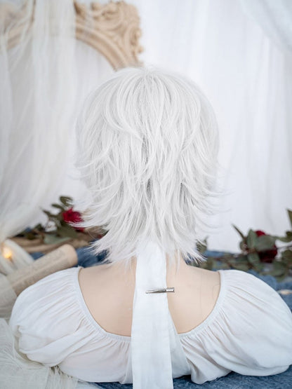 White Ouji Short Wig