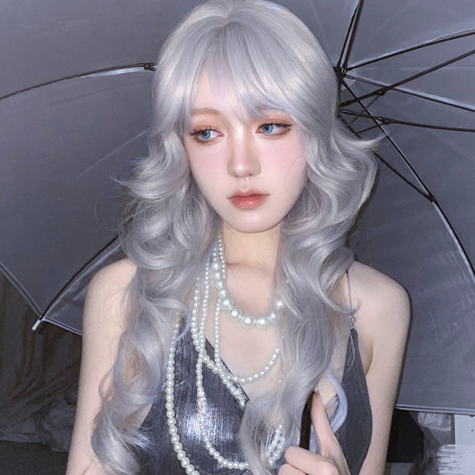 Princess Amu Silver Curly Wig ON1513