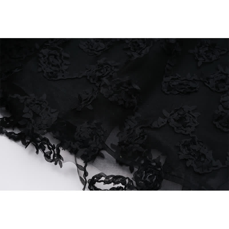 Bow Set Cardigan Dress Red Decor Slip Lace