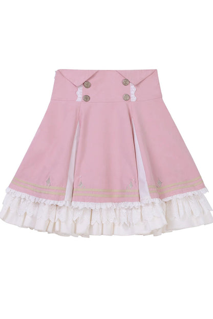Rose Messenger of Heaven Ruffle Sweet Princess Lolita Skirt