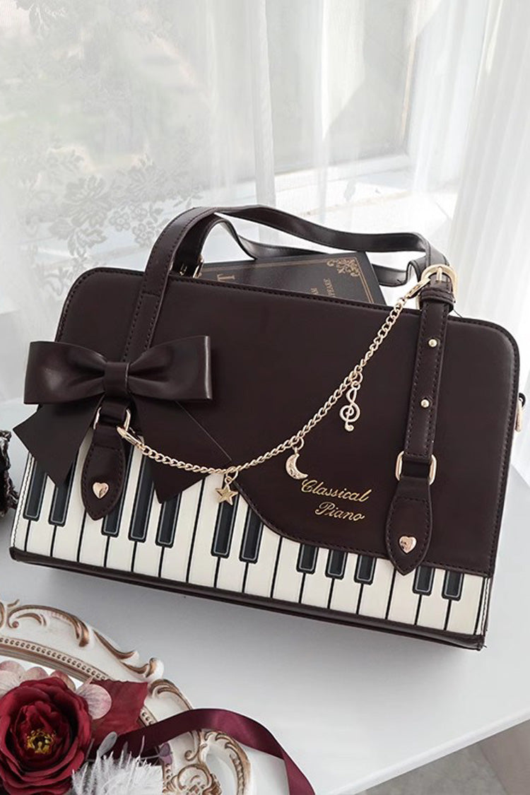 Handtasche mit Schleife im Piano-Walzer-Stil