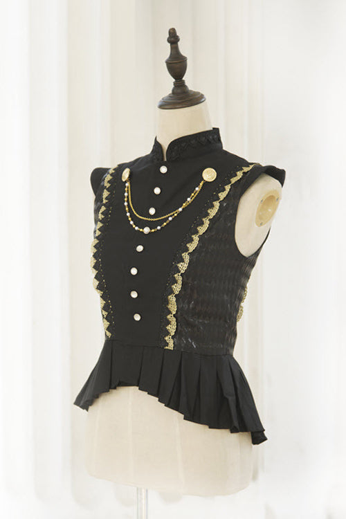 Immortal Thorn Kingdom Invitation Ouji Lolita Vest and Shorts