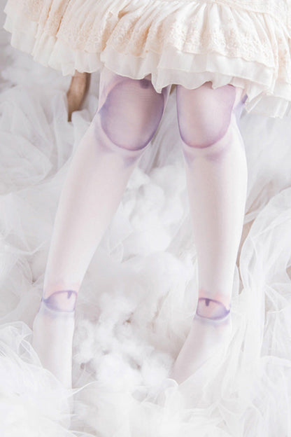 Sphere Print Doll Lolita Tights