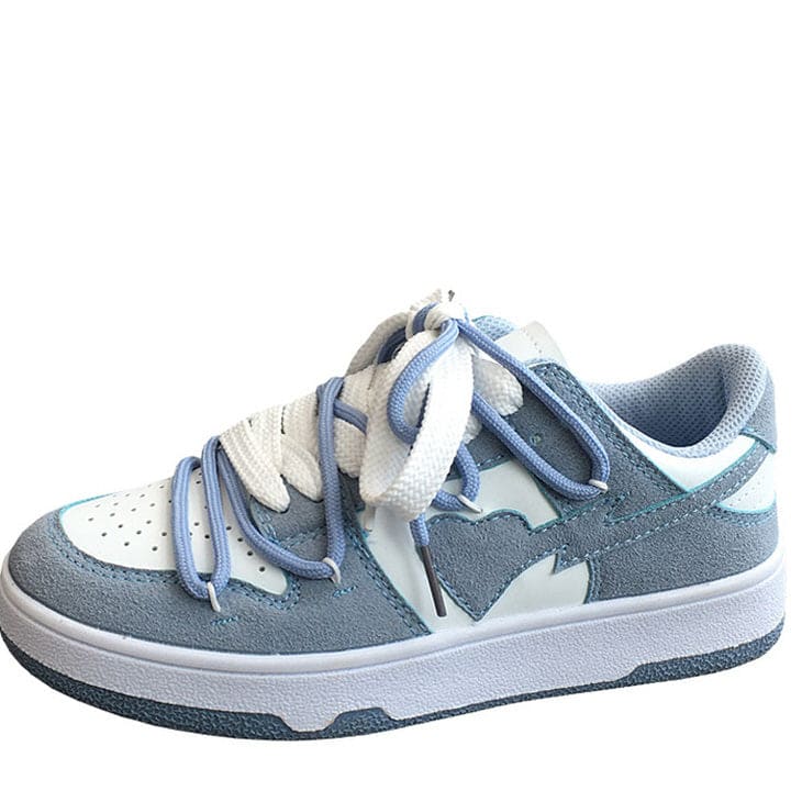 Blue Heart Sneakers - EU35 (US5.0) / Blue - Sneakers