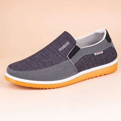 Men's Sport Style Slip-On Sneakers – Comfortable Mesh