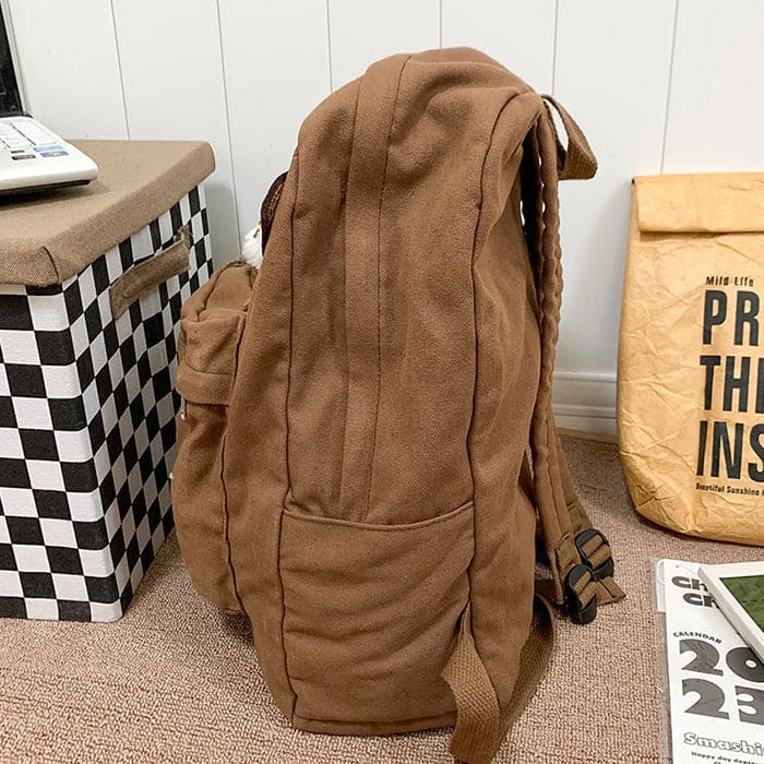 Brown Bear Star Backpack - Standart / Brown - Backpacks