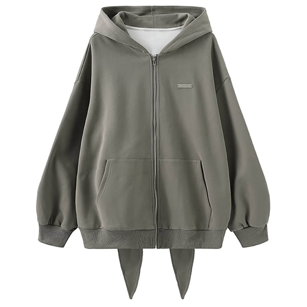 bunny ears oversized hoodie boogzel clothing