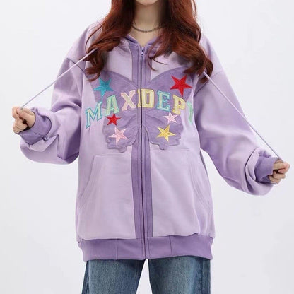 butterfly zip up hoodie boogzel clothing