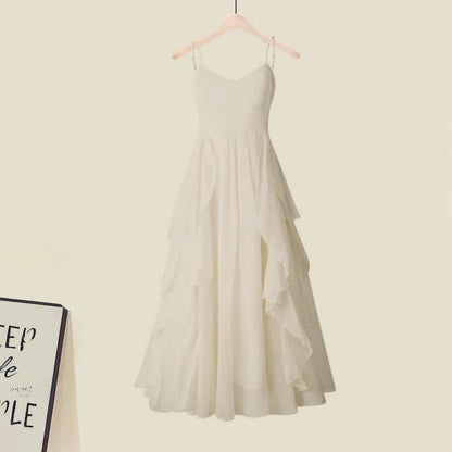 Dress Decor Set Slip Cardigan Elegant Flouncing Blossom