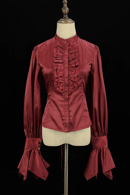 Moonlit Return Boned Gothic Elegant Lolita Skirt - Noir
