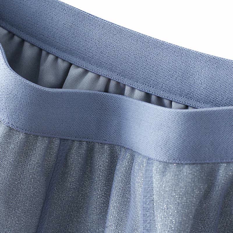 Sweater Blossom Tulle Decor Skirt