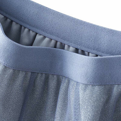 Sweater Blossom Tulle Decor Skirt