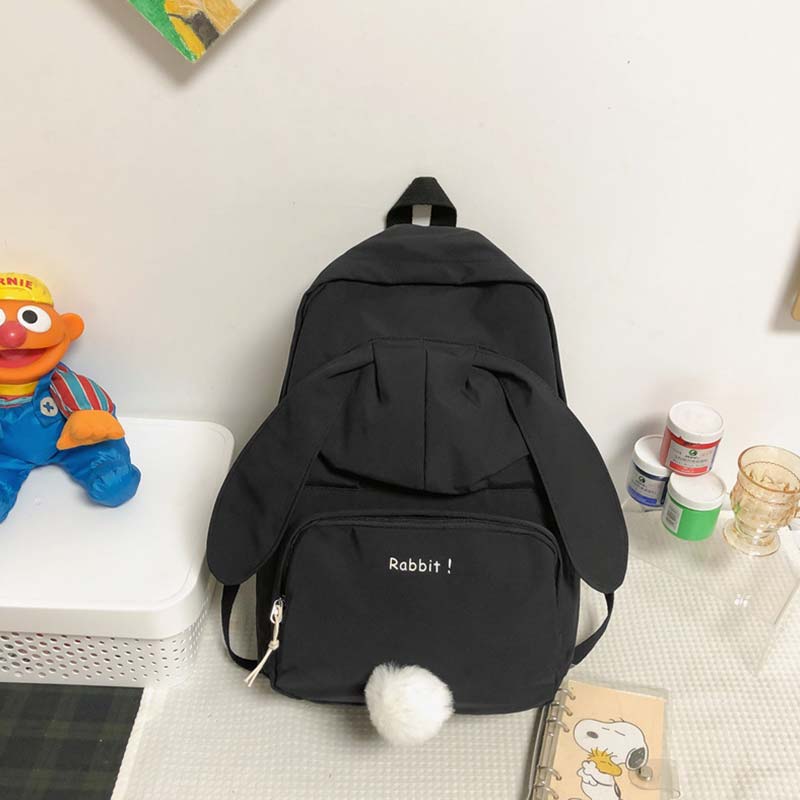 Süßer Rucksack mit Cartoon-Hasenohren