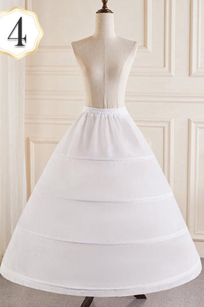 Ivory Multi-Tiered Fishbone Sweet Lolita Petticoat