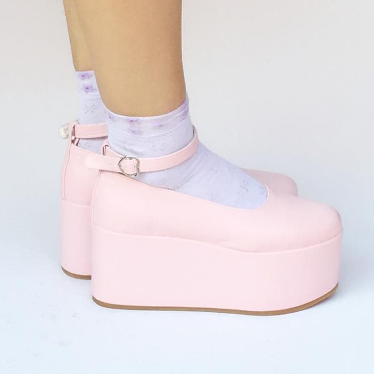 Platform Baby Shoes Pinky SP168134 Custom Made Doll