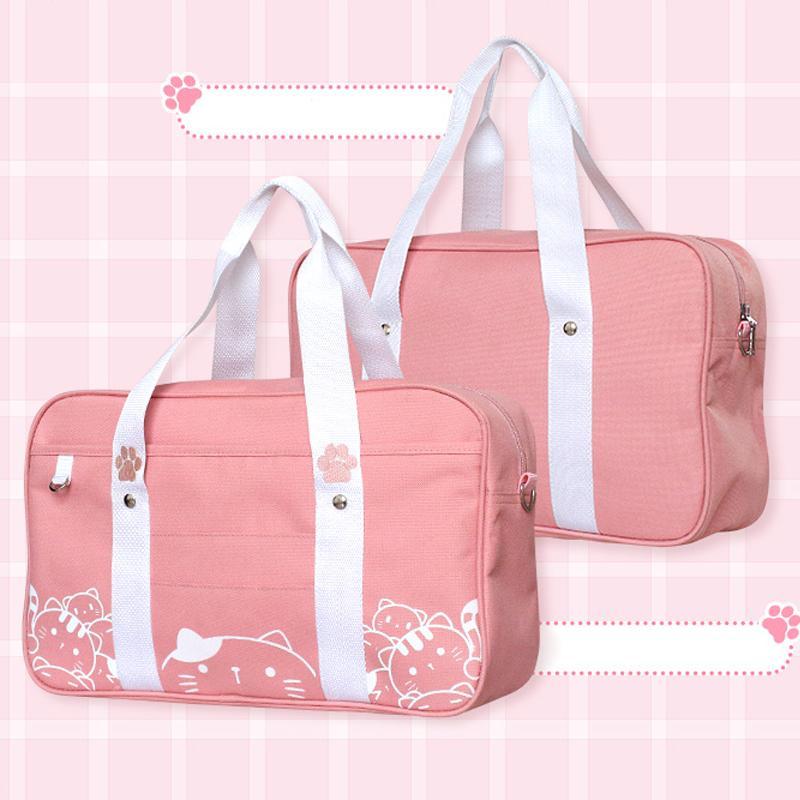 Sac à bandoulière pour uniforme de dessin animé Kawaii JK Cat