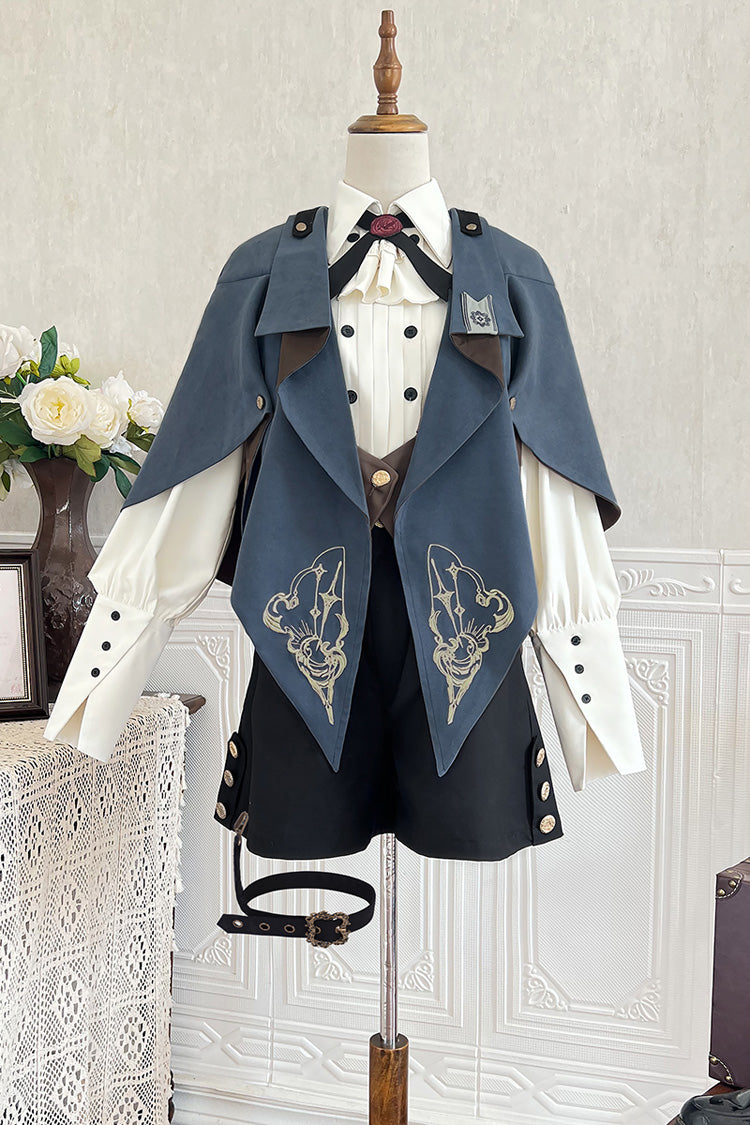 Printed Ouji Prince Handsome Lolita Cloak