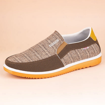 Men's Sport Style Slip-On Sneakers – Comfortable Mesh
