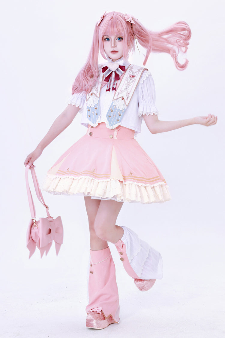 Rose Messenger of Heaven Ruffle Sweet Princess Lolita Skirt