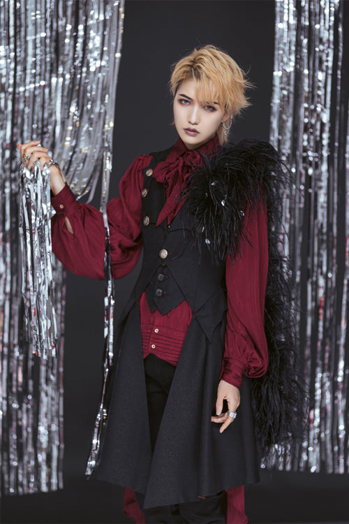 Immortal Thorn Light in the Dark Ouji Lolita Vest Black